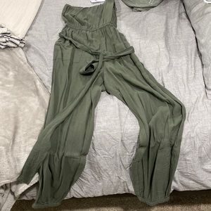 American Eagle one shoulder jumpsuit